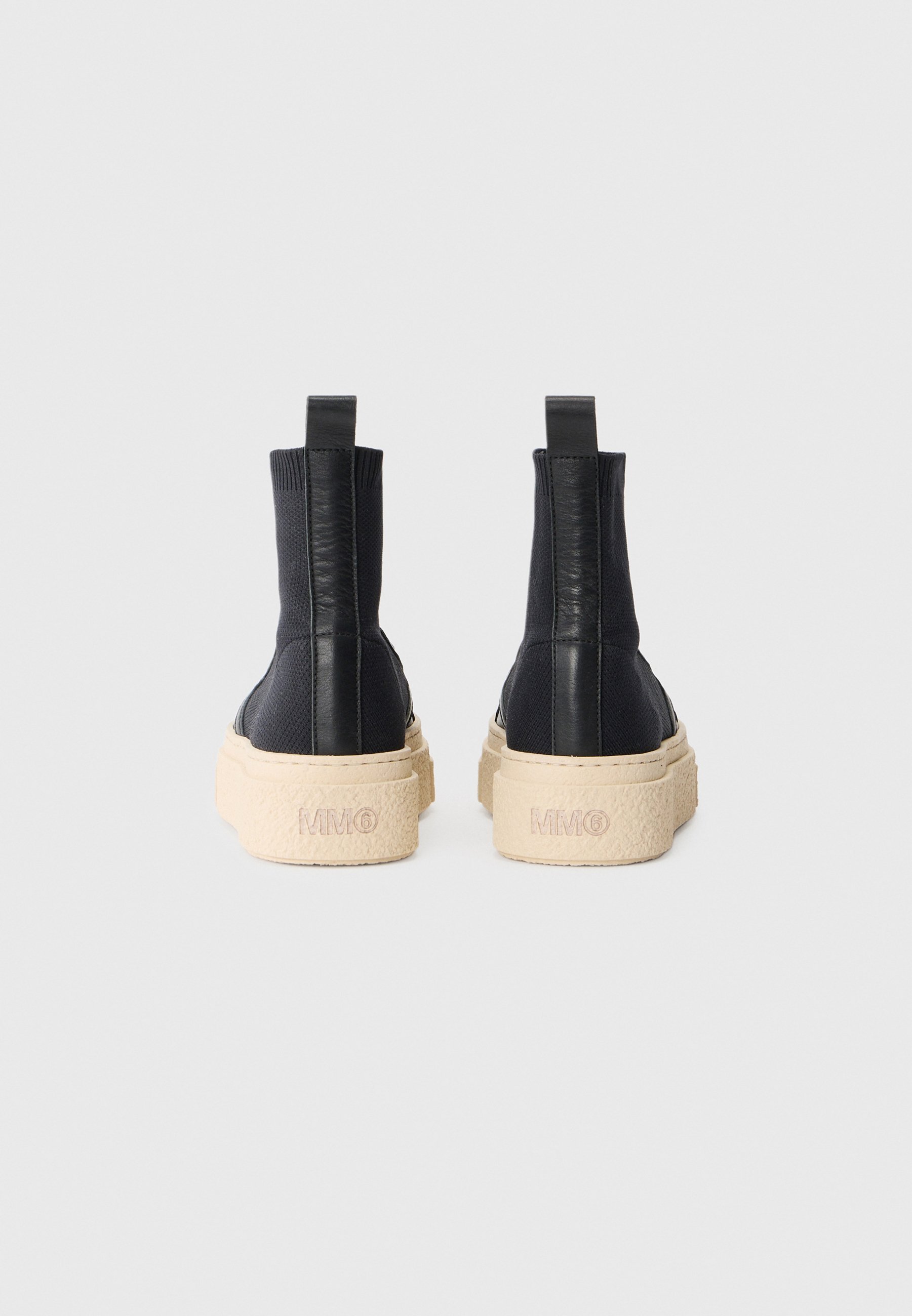 MM6 Maison Margiela UNISEX - Hoge sneakers - zwart/wit