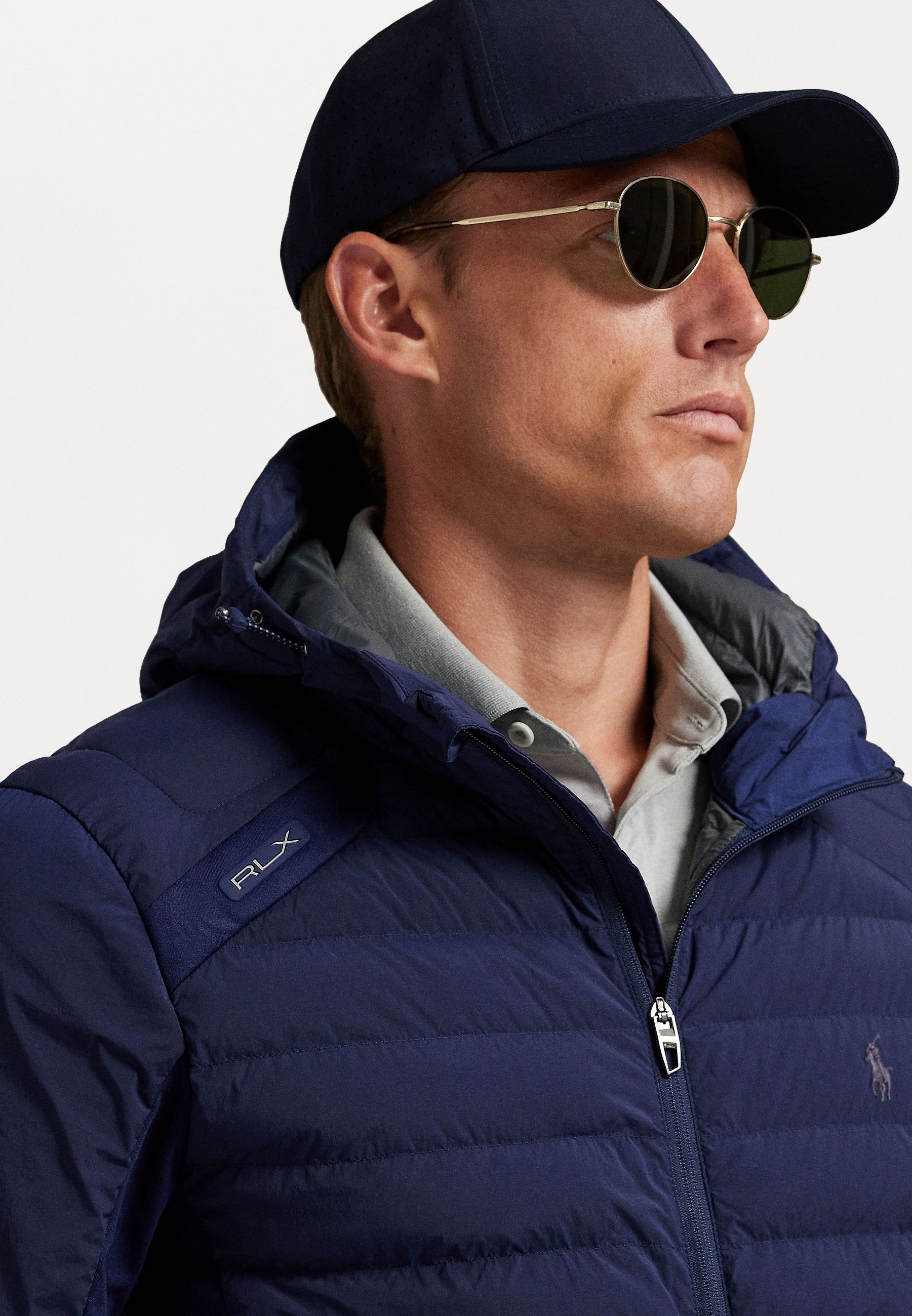 Polo Ralph Lauren gewatteerde jas met capuchon - Outdoorjas - verfijnd marineblauw