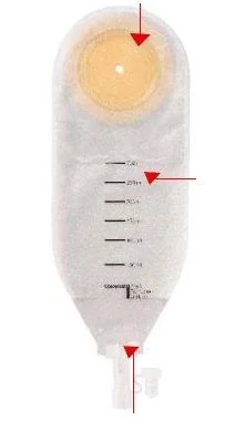 COLOPLAST Coloplast Midi Wunddrainagebeutel, 10 Stück