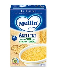 MELLIN Mellin Pastina Anellini 320 g Voeding voor jonge kinderen