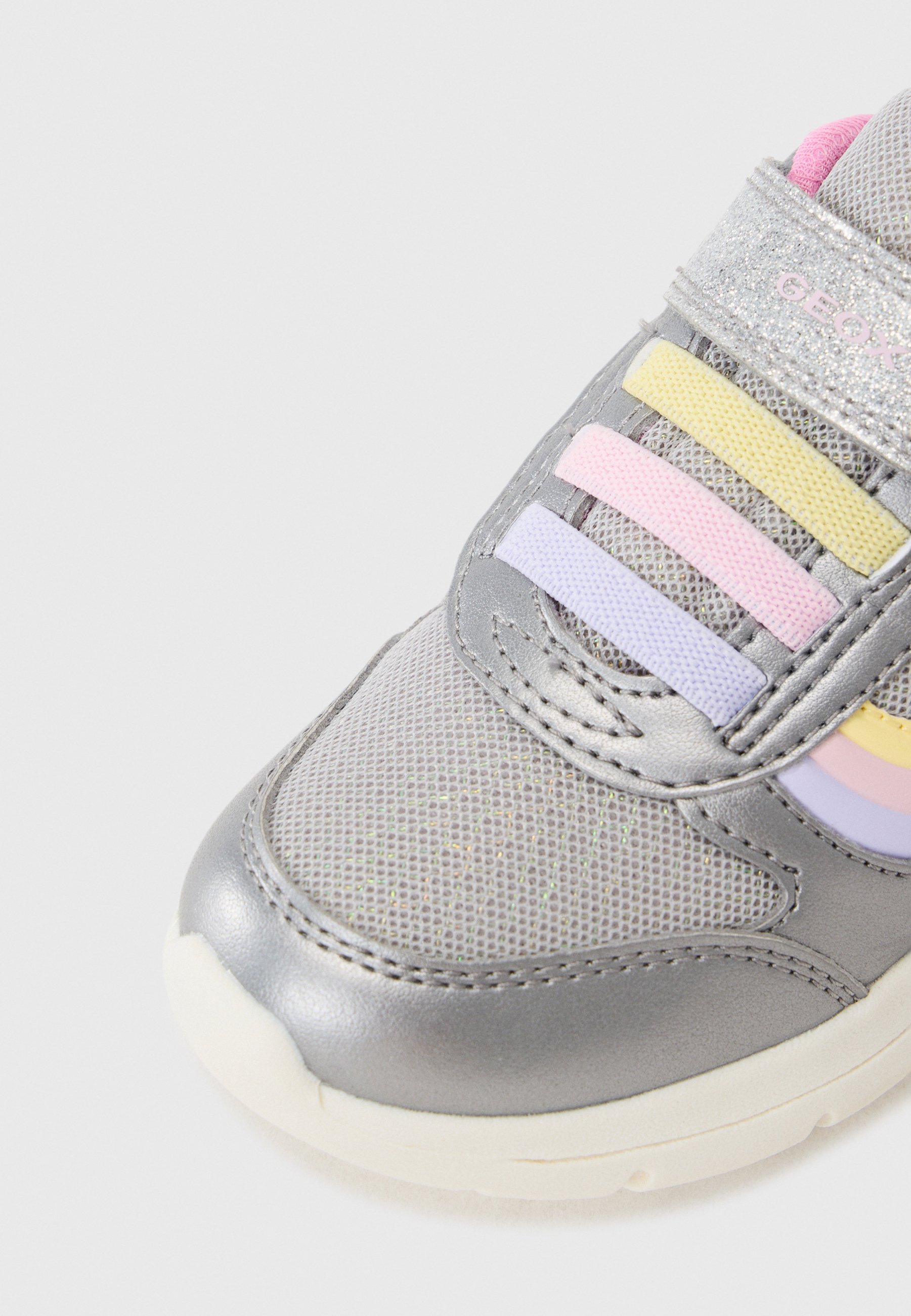 Geox FADINLIGHT - Sneakers - zilverkleurig/multicolor