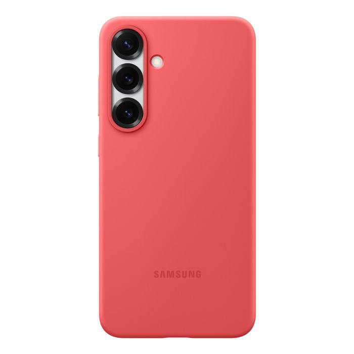 Funda protectora - Samsung - Galaxy S25 Plus - Silicona suave - Roja - Protección duradera