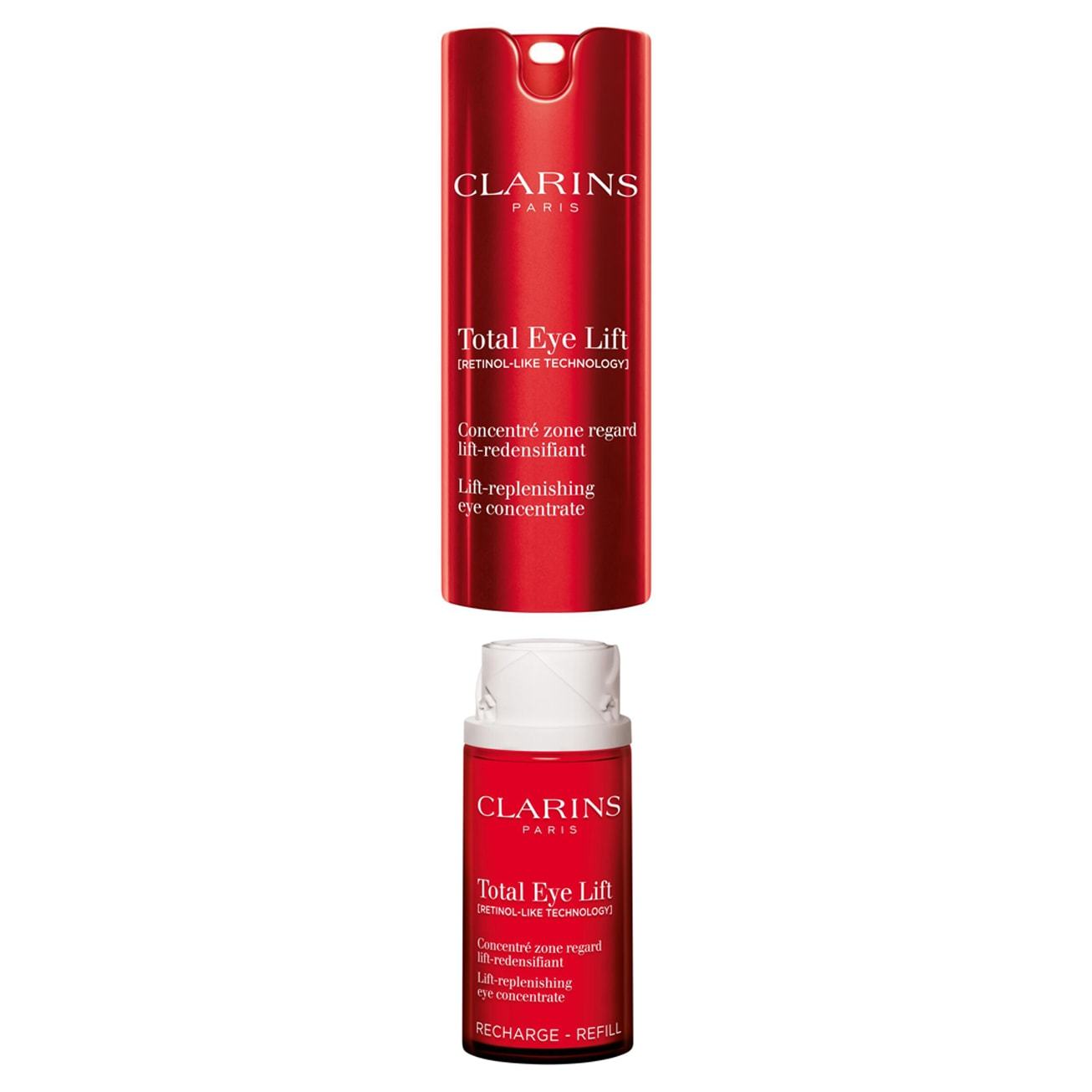 Clarins Total Eye Lift acu krēms – 15 ml – uzpildes iepakojums