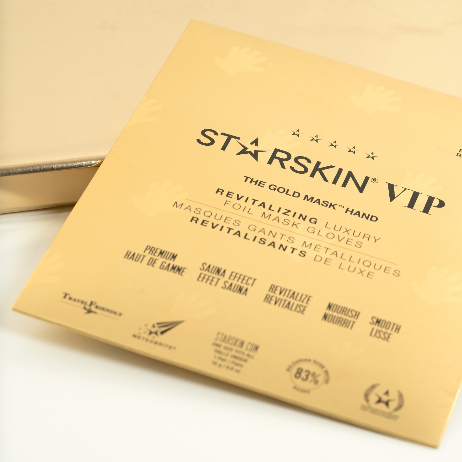 Rúško na ruky STARSKIN® „Zlatá maska“ balenie 3+1 – 1 kus