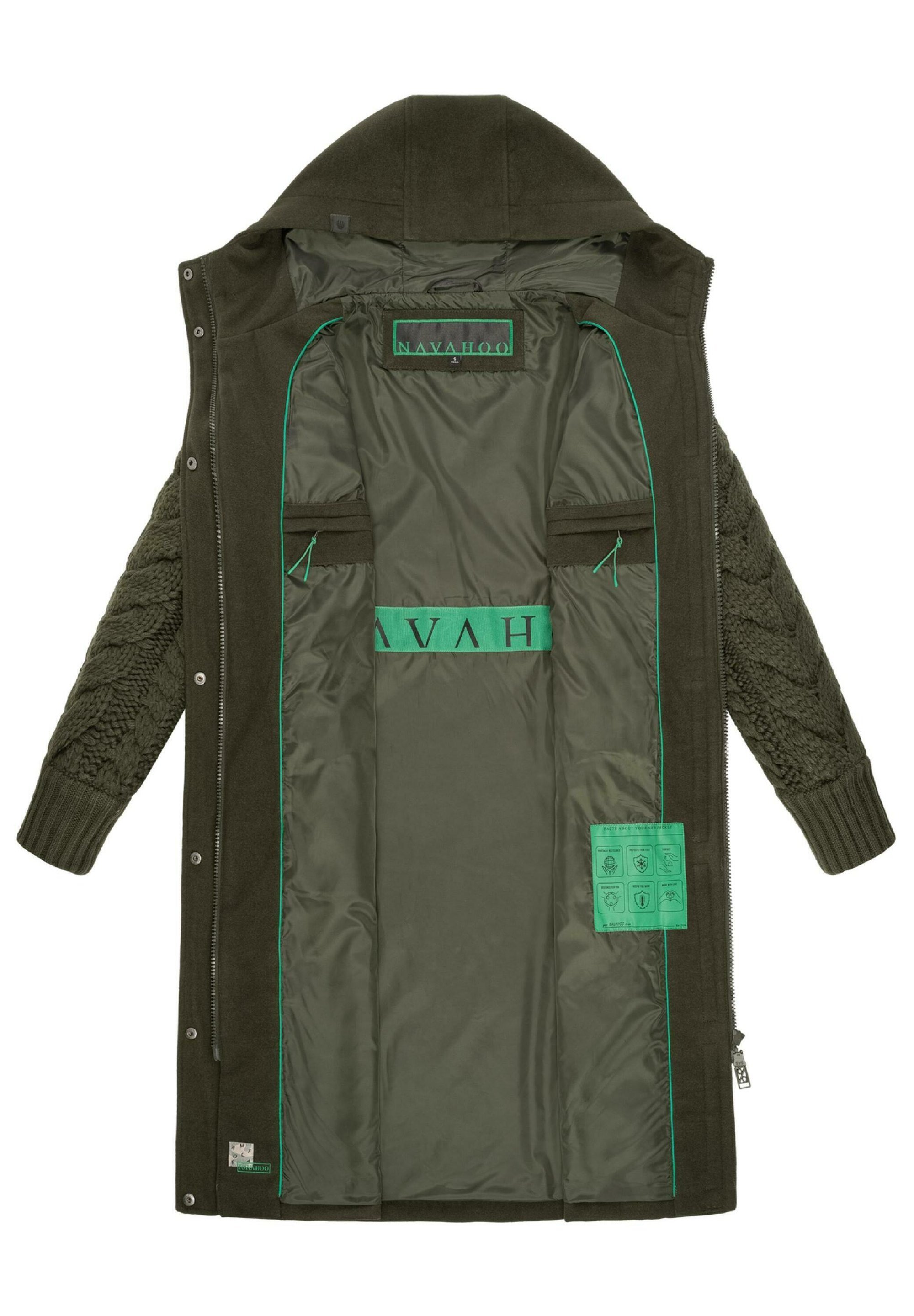 Parka Navahoo - vert olive foncé