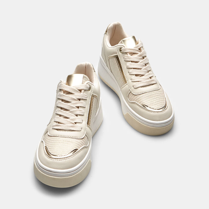 Damsneakers med platåsula