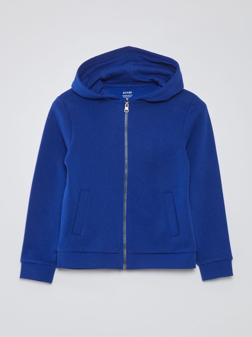 Sudadera con cremallera - Azul oscuro