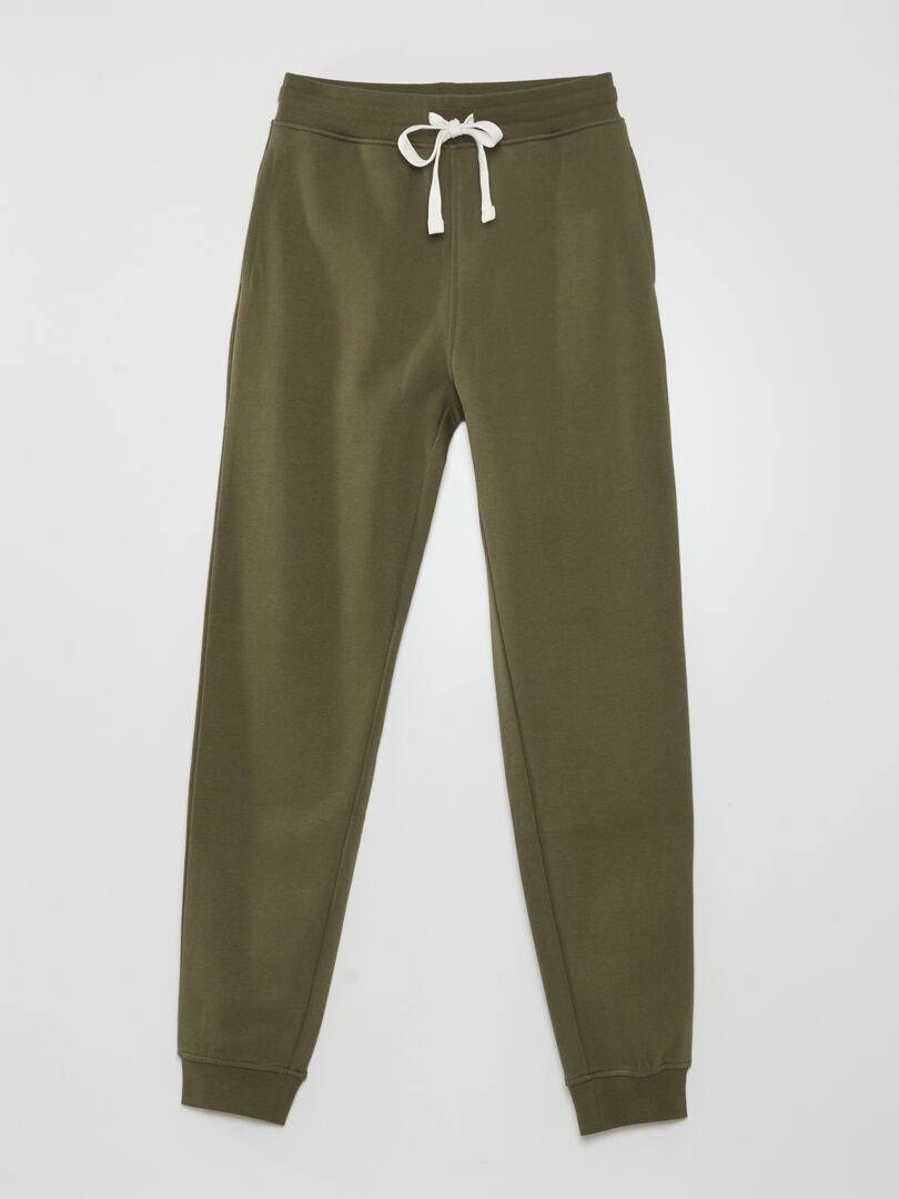 Fleece joggingbroek - kaki