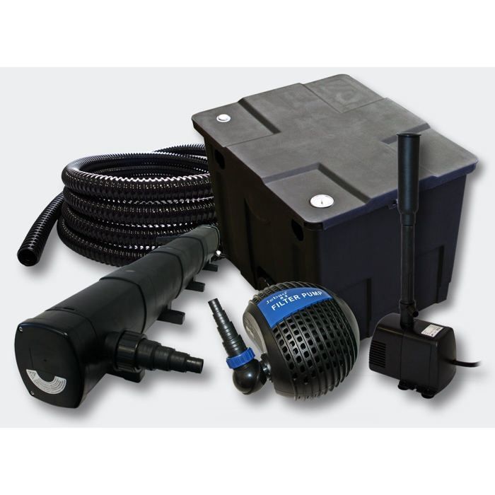 Kit de filtration de bassin 12000l Stérilisateur 72 Watts Pompe Fontaine 4216487
