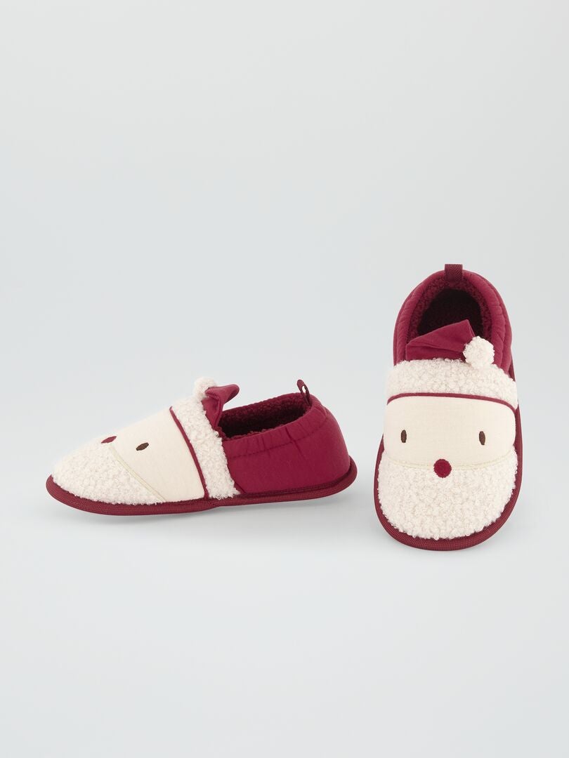 Kerstslippers - ROOD