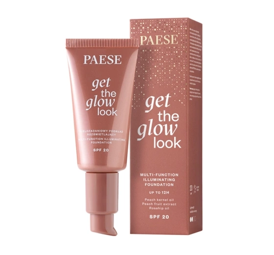 Paese Get The Glow Look rozświetlający podkład do twarzy SPF20 0N Neutral Beige 30 ml