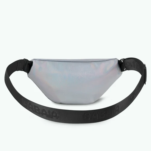 Cabaia Große silberne Rennes-Bauchtasche
