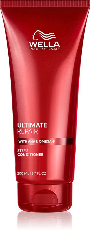 condicionador hidratante Wella Professionals Ultimate Repair é ideal para cabelos danificados e com coloração.