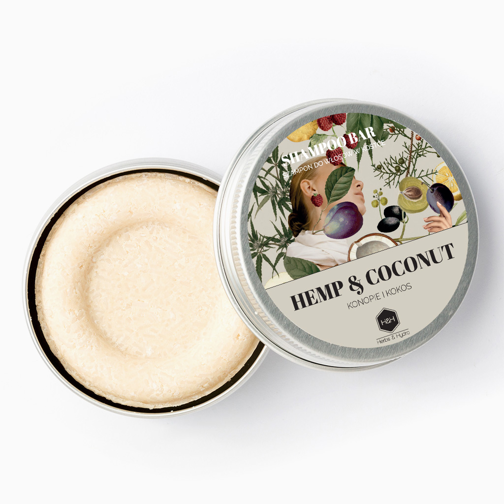 Erbe e canapa idrogenata e cocco