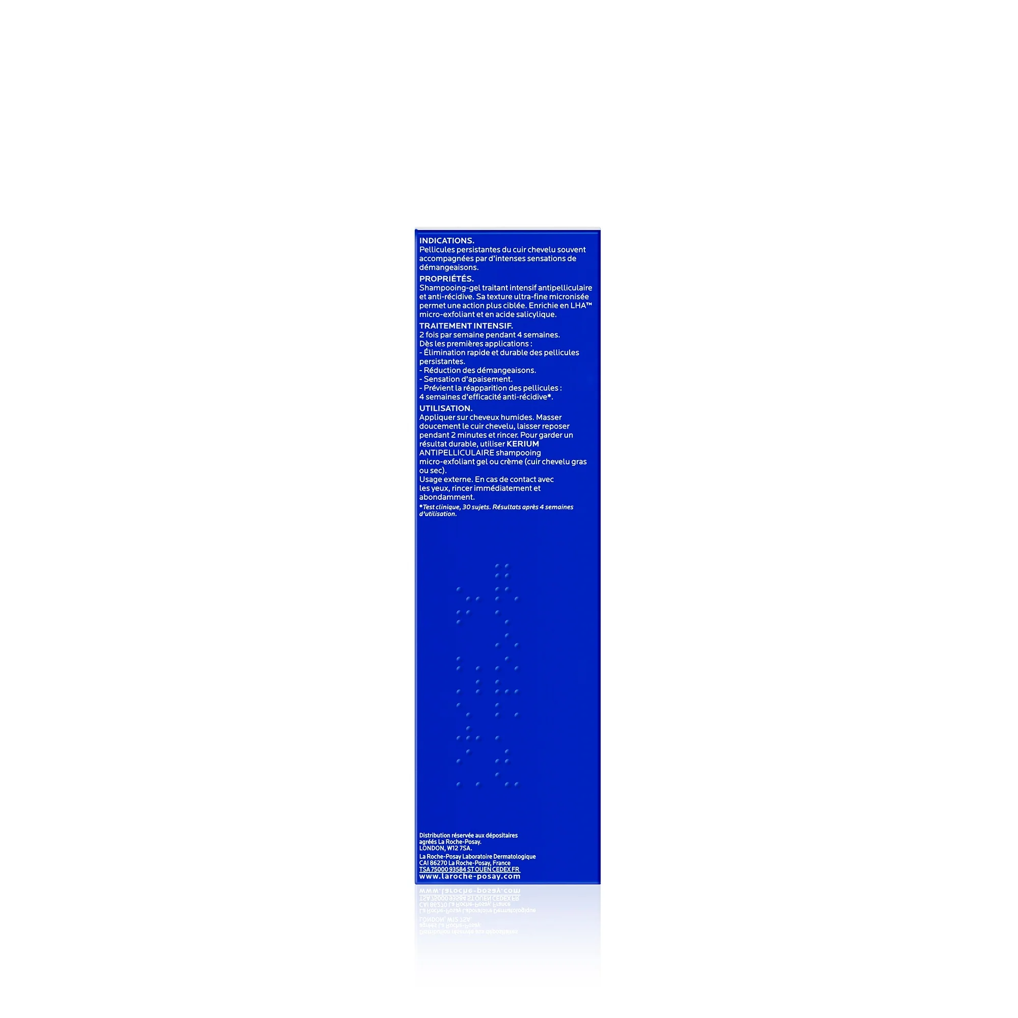 Kerium Kerium DS Intensivo shampoo trattamento microesfoliante con LHA e Piroctolamina - Shampoo Antiforfora