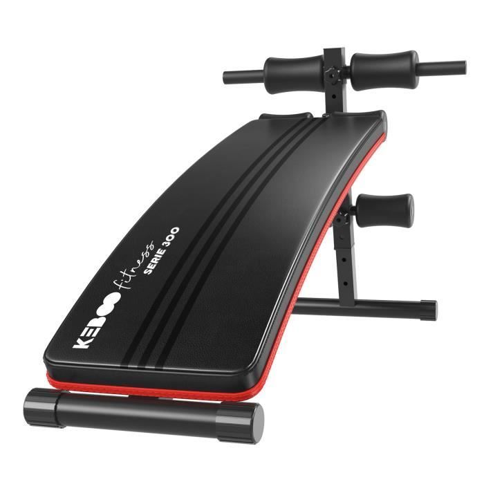 Keboo Fitness Series 300 Gewicht- en Buikspierbank - Zwart - Volwassenen