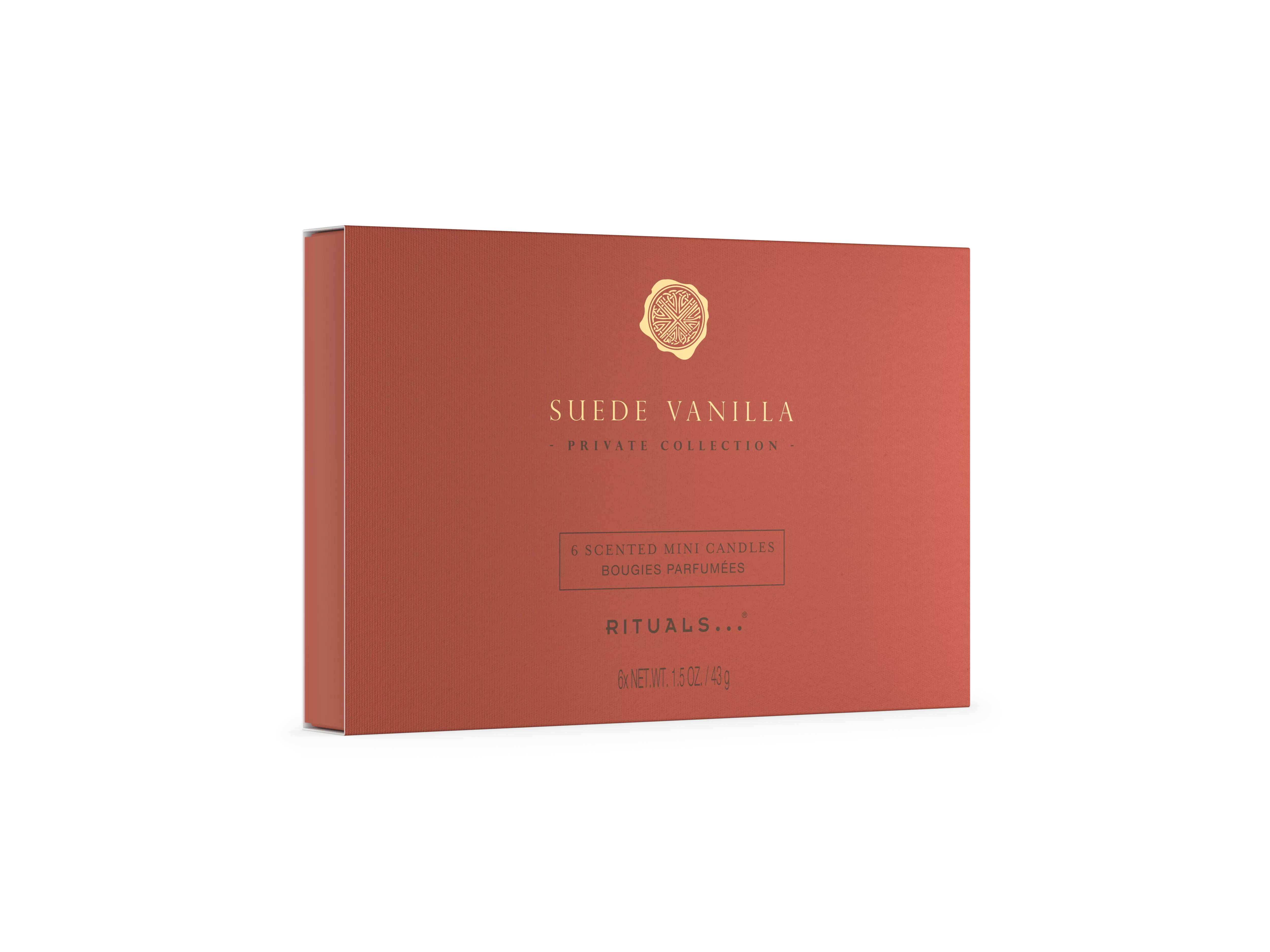 Minivelas perfumadas de vainilla y gamuza