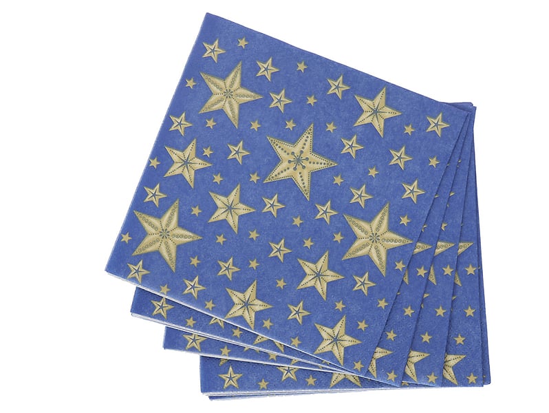 Serwetki Beautiful Stars Blue 20 szt. 33x33 cm