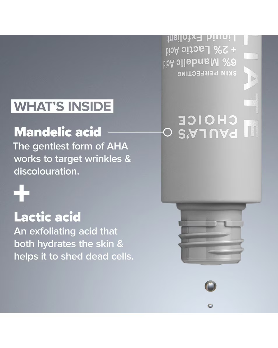 Paula's Choice SKIN PERFECTING SKIN PERFECTING Exfoliant lichid AHA cu 6% acid mandelic și 2% acid lactic