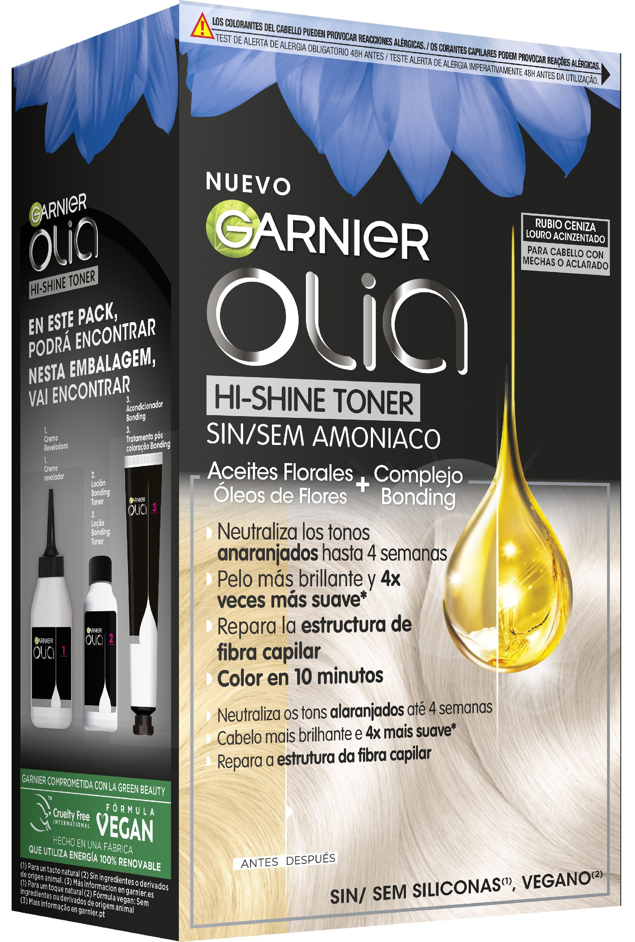 Olia Hi-Shine tonik za beljene ali posvetljene lase Barvne kopeli
