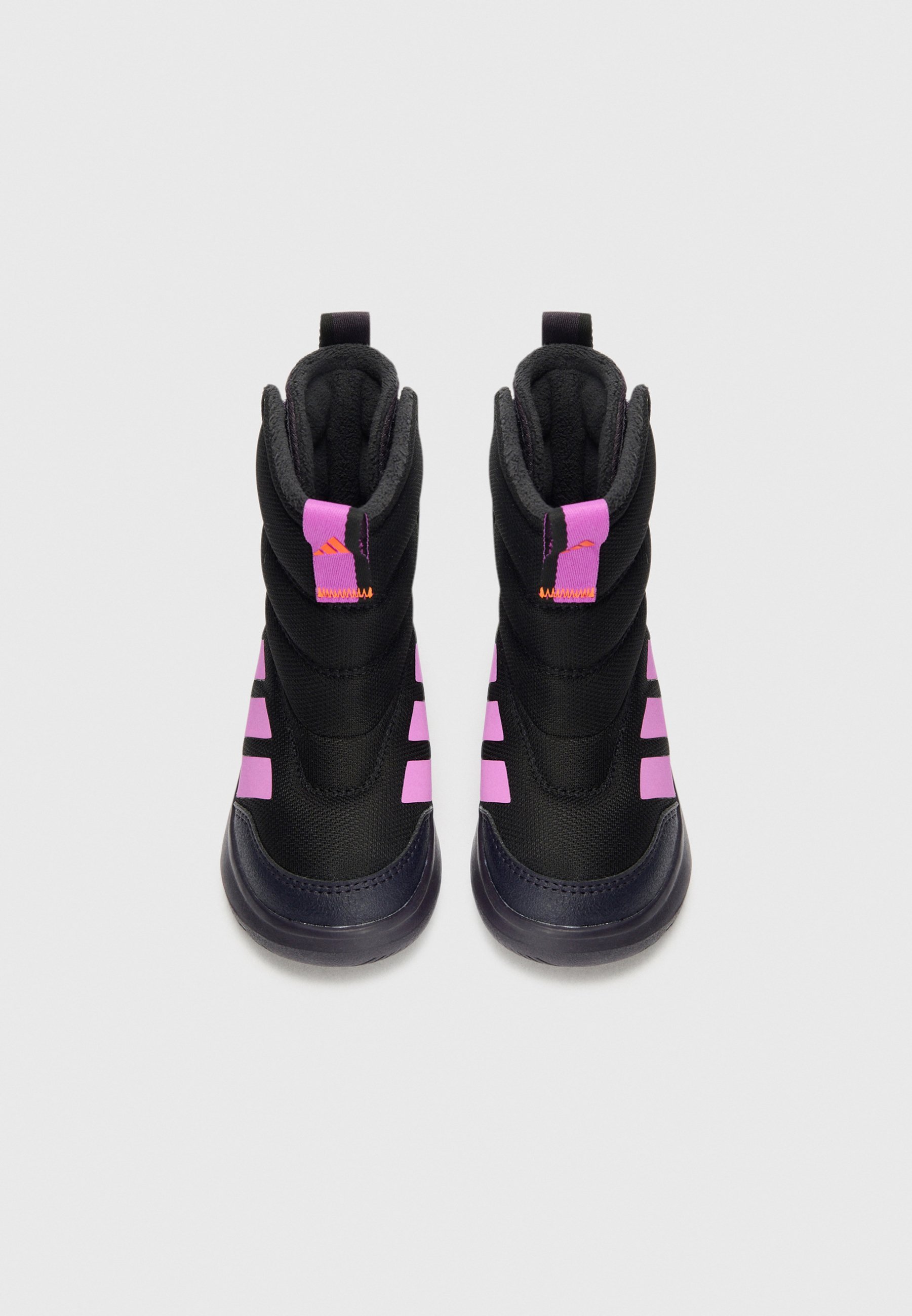 adidas Performance WINTERPLAY UNISEX - Winterschuhe - Core Black/Purple Burst/Impact Orange