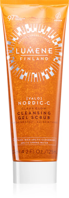 Lumene Nordic-C [VALO] Clear Glow gelový peeling pro rozjasnění a vyhlazení pleti