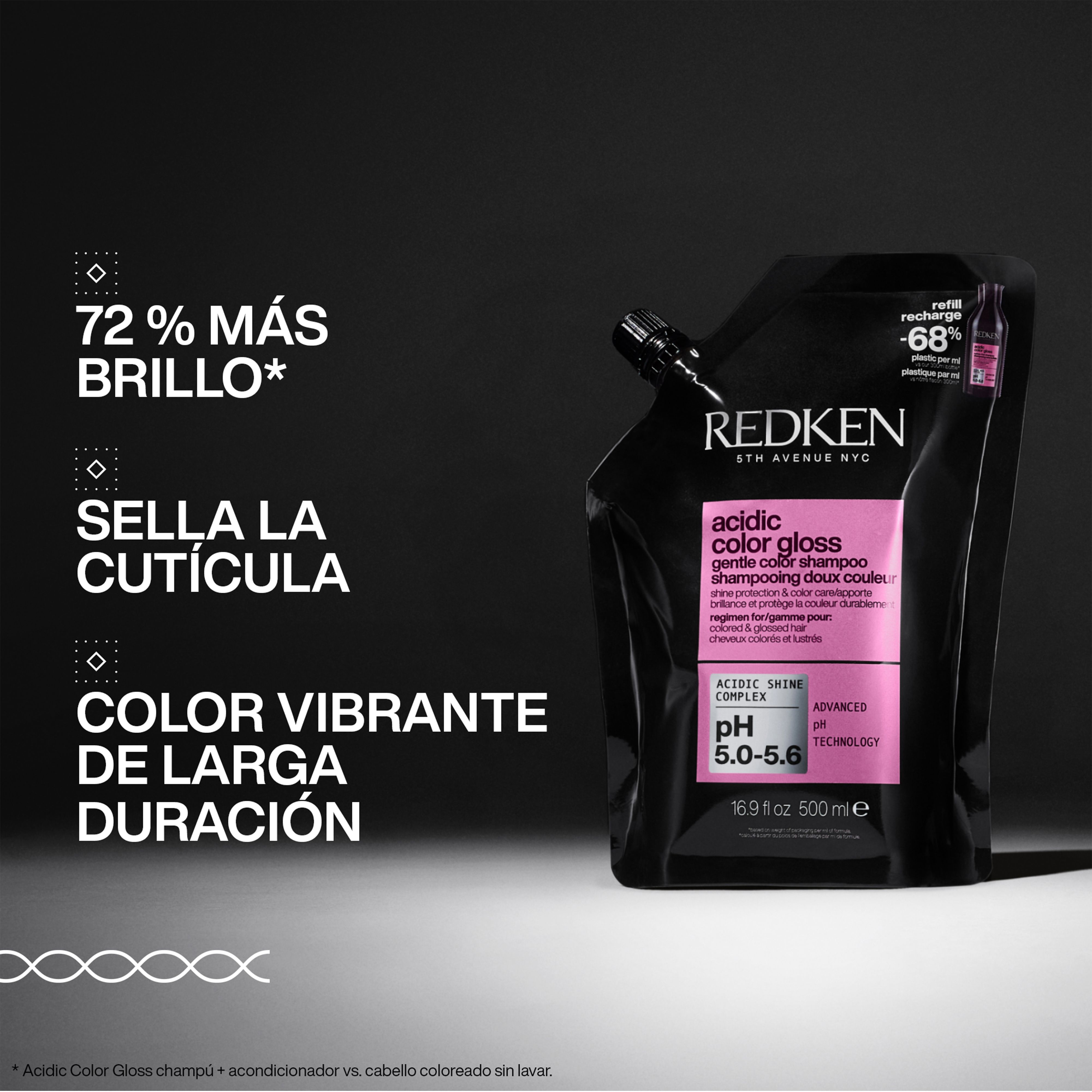 Šampon bez sulfata za obojenu kosu Acid Color Gloss Šamponi za salone