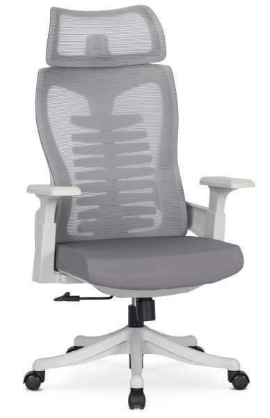 Fotel Gamingowy Ergonomiczny Krzesło Obrotowe Biurowy Szary CARET 2