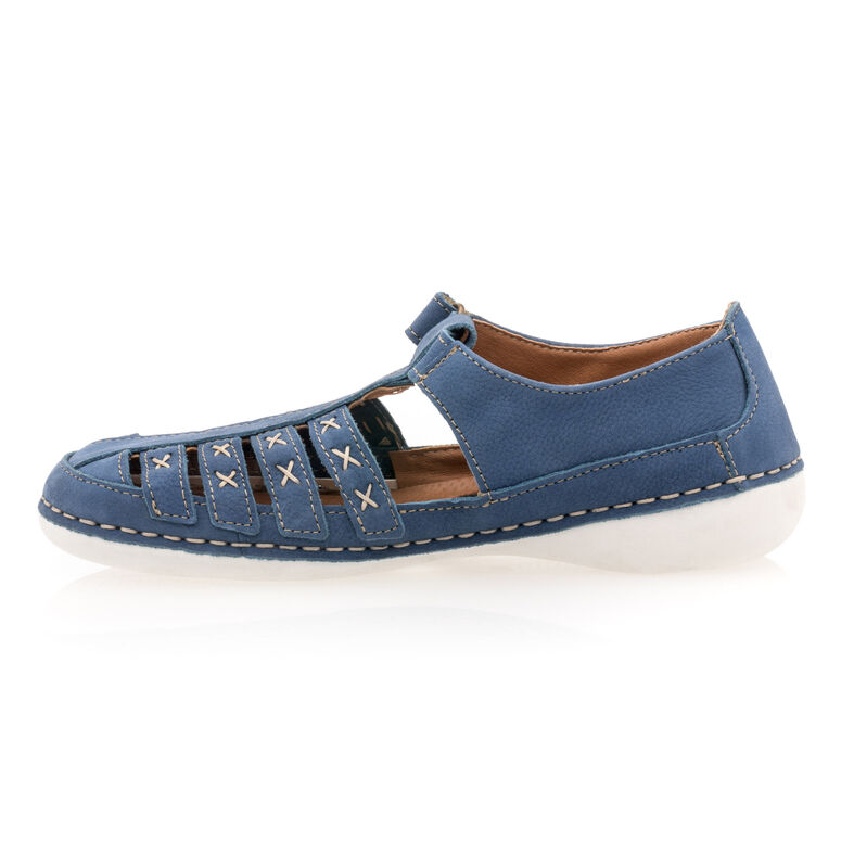 Blaue Damen-Komfortschuhe