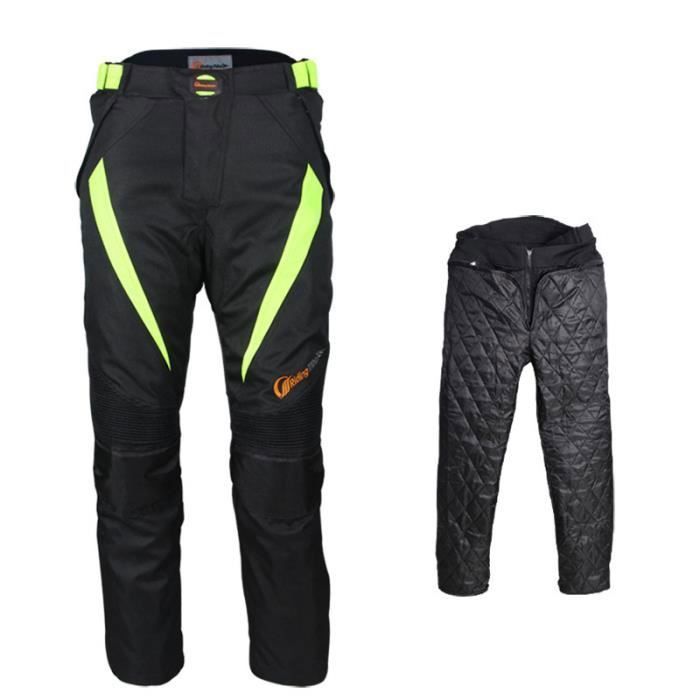 Pantalones de moto, ropa de moto de marca, pantalones de motocross de invierno Slider - Negro #M