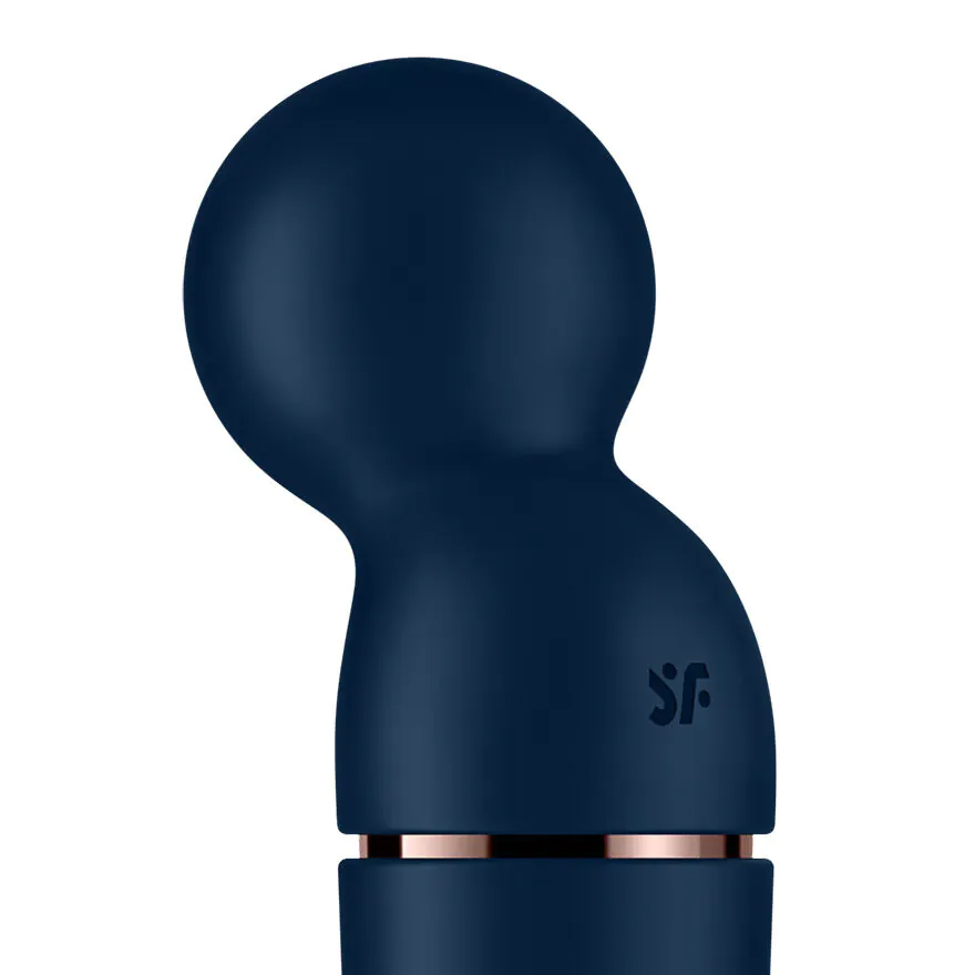 Satisfyer Masażer Wand-er Blue + Rosegold