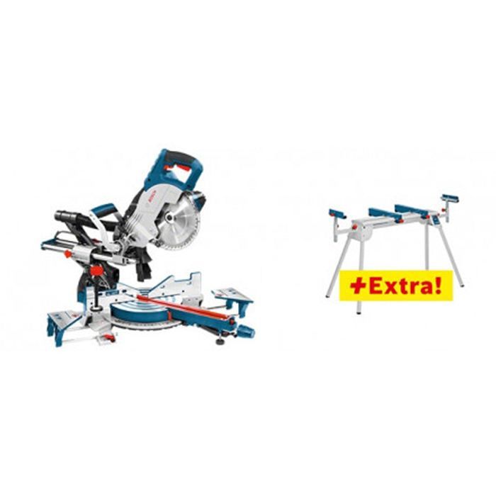 Sierra ingletadora radial - BOSCH - GCM 8 SJL - 216 mm - 1600 W - Con cable