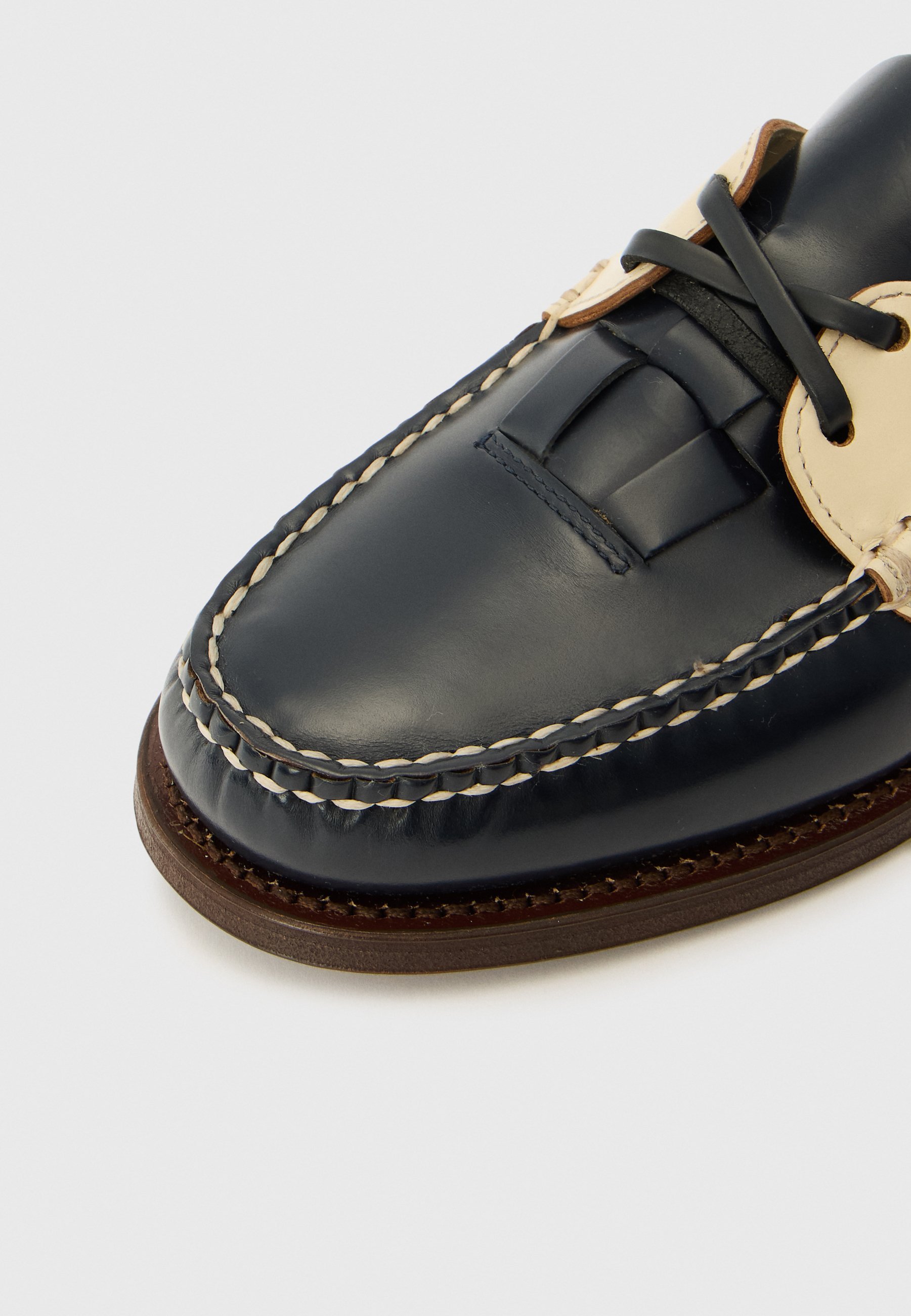 Hereu SALER - Chaussures bateau - bleu marine foncé/crème anglaise