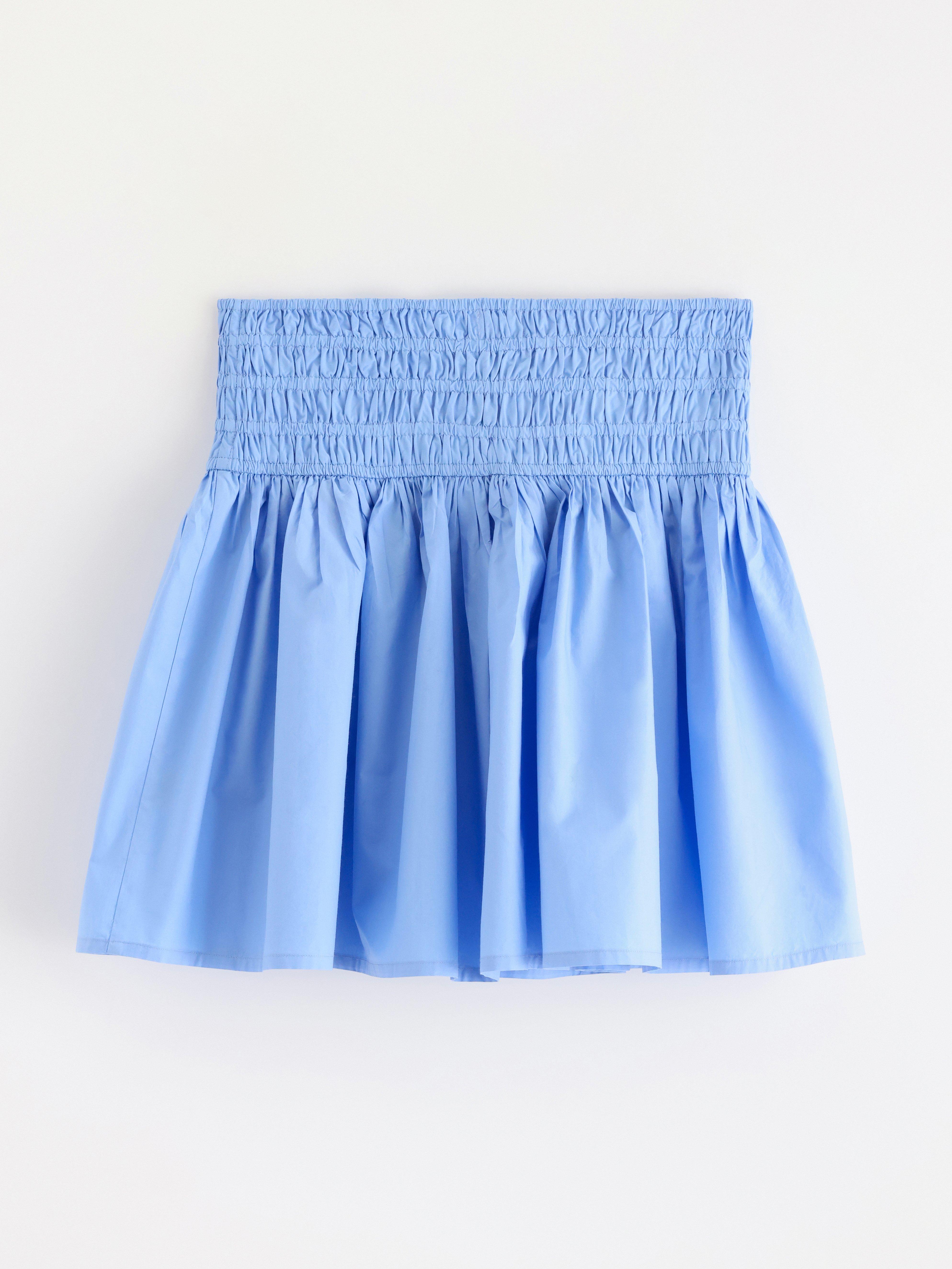 Minifalda azul claro