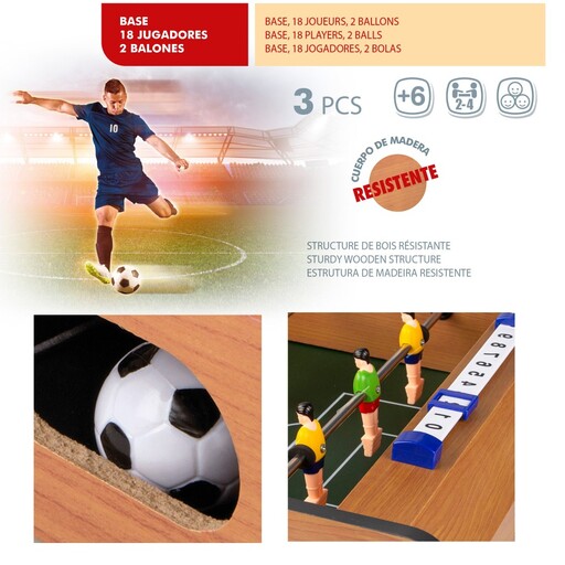 Medinis stalo futbolo stalas iš CB Games