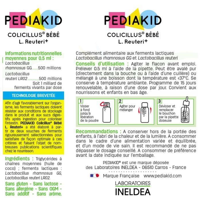 Pediakid Colicillus Bebé L.Reuteri+ 8ml