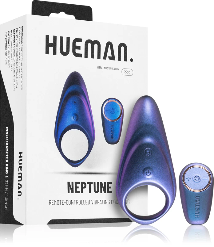 Anel Peniano Vibratório HUEMAN Neptune + Anel Peniano com Controle Remoto
