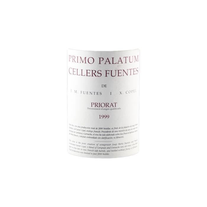Primo Palatum Priorat Tinto 1999 - Caja de 6 botellas de 75 cl - Vino tinto DO - Origen: España - Variedades de uva: Cariñena, Garnacha