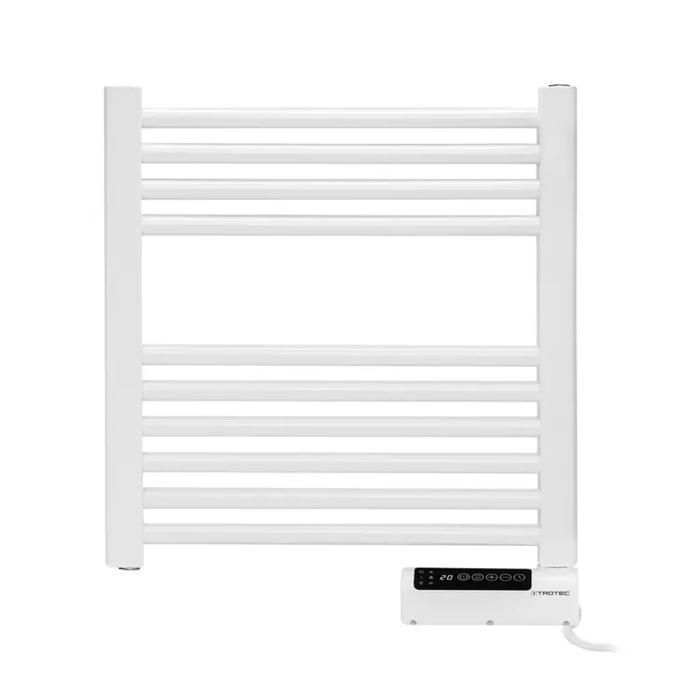 TROTEC TWH 300 S — Wall-mounted electric towel warmer with WiFi, 300W, IP24, white, 50×12.4×52.5 cm