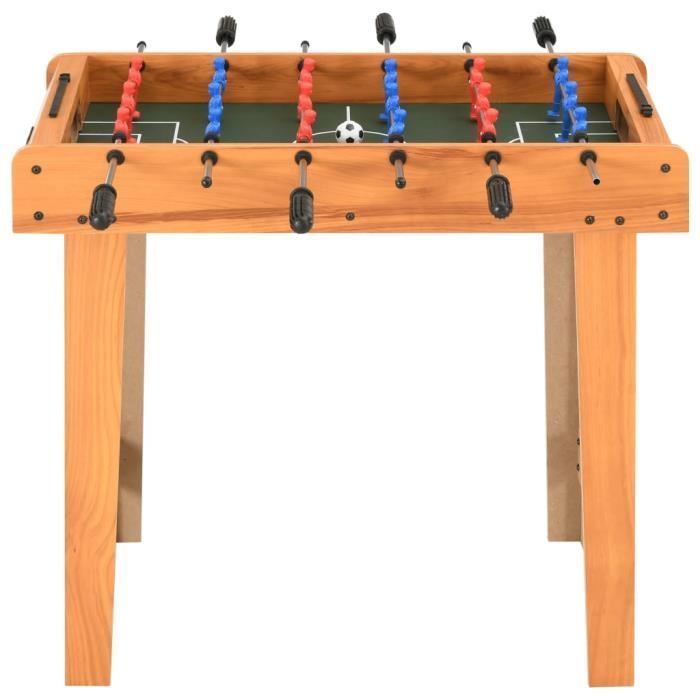 AKOZON Tafelvoetbaltafel - XIJ Mini Voetbaltafel - Esdoornhout - Binnen - Voor kinderen vanaf 6 jaar