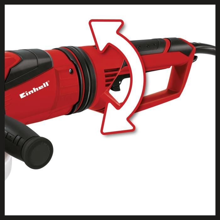 Einhell TE-AG 230 230mm Angle Grinder (2350 W, SoftGrip, Supplied with additional handle, flange wrench, without disc)