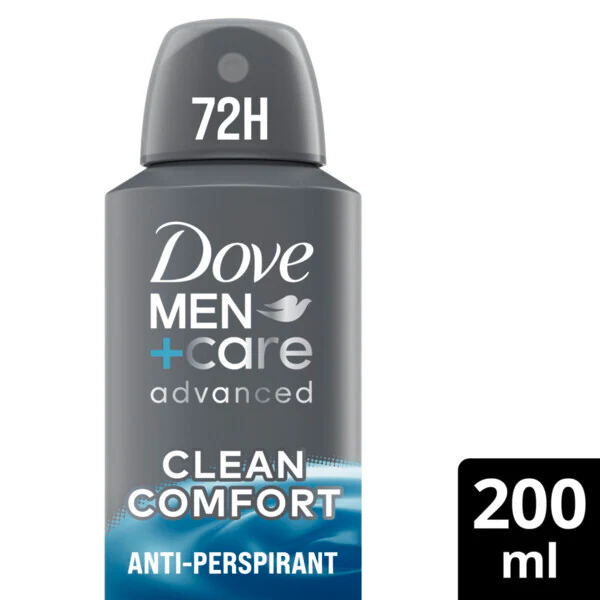 Desodorante antitranspirante Dove Men+Care Advanced Clean 200 ml