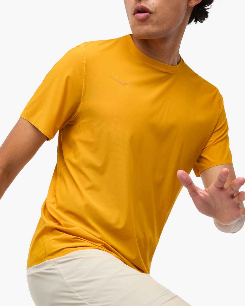 HOKA Airolite Run Top Varsity / Gelb