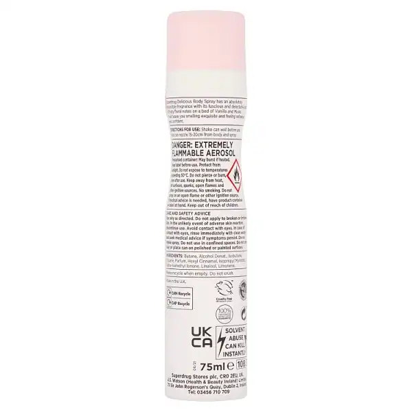 Superdrug tělový sprej Delicious 75ml
