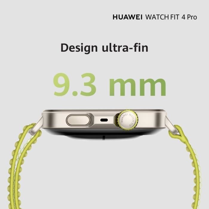 Montre connectée - HUAWEI -  Watch FIT 4 PRO - Vert