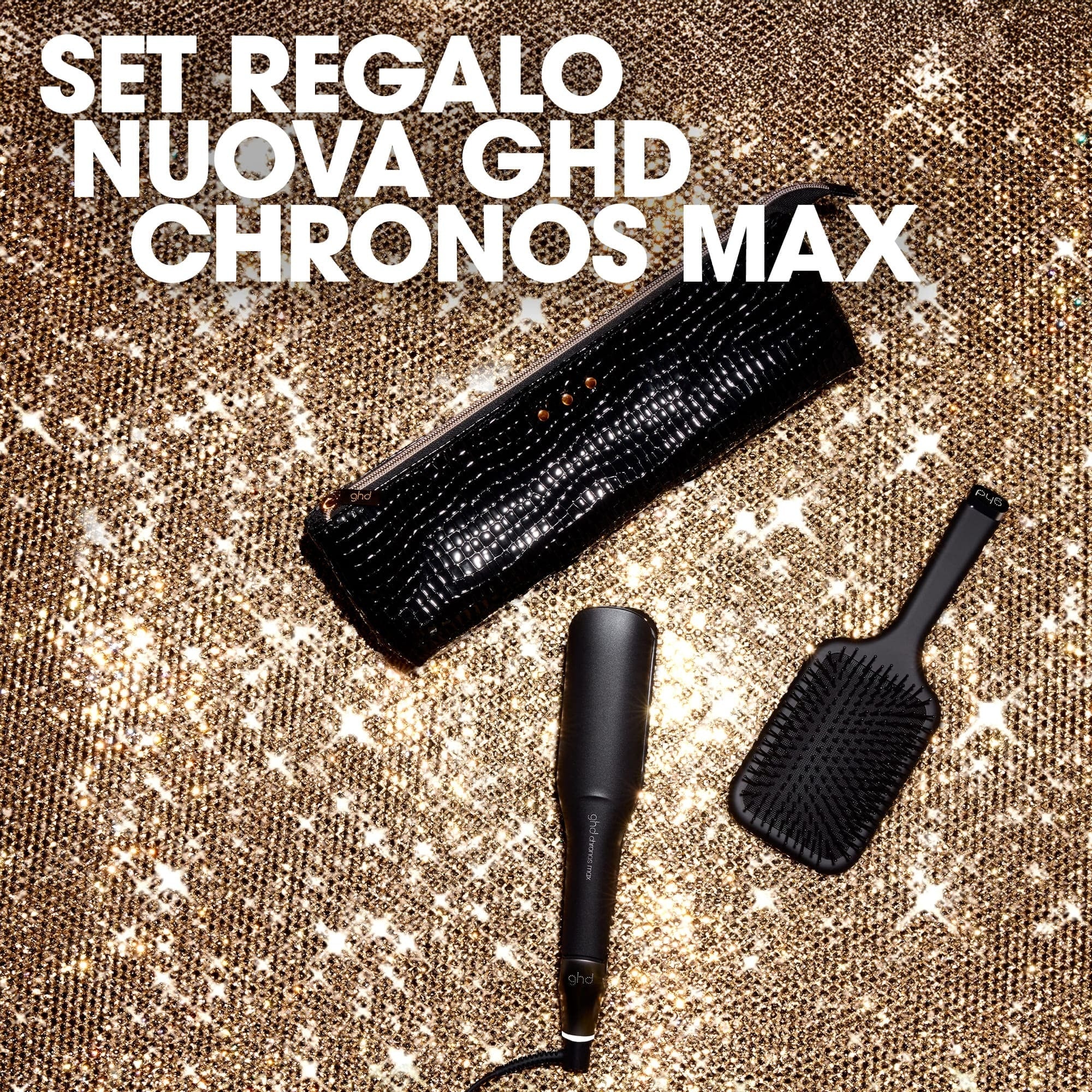 Styler ghd chronos max Gift Set - piastra per capelli professionale + paddle brush - Cofanetti per Capelli, Piastra Capelli, Spazzole