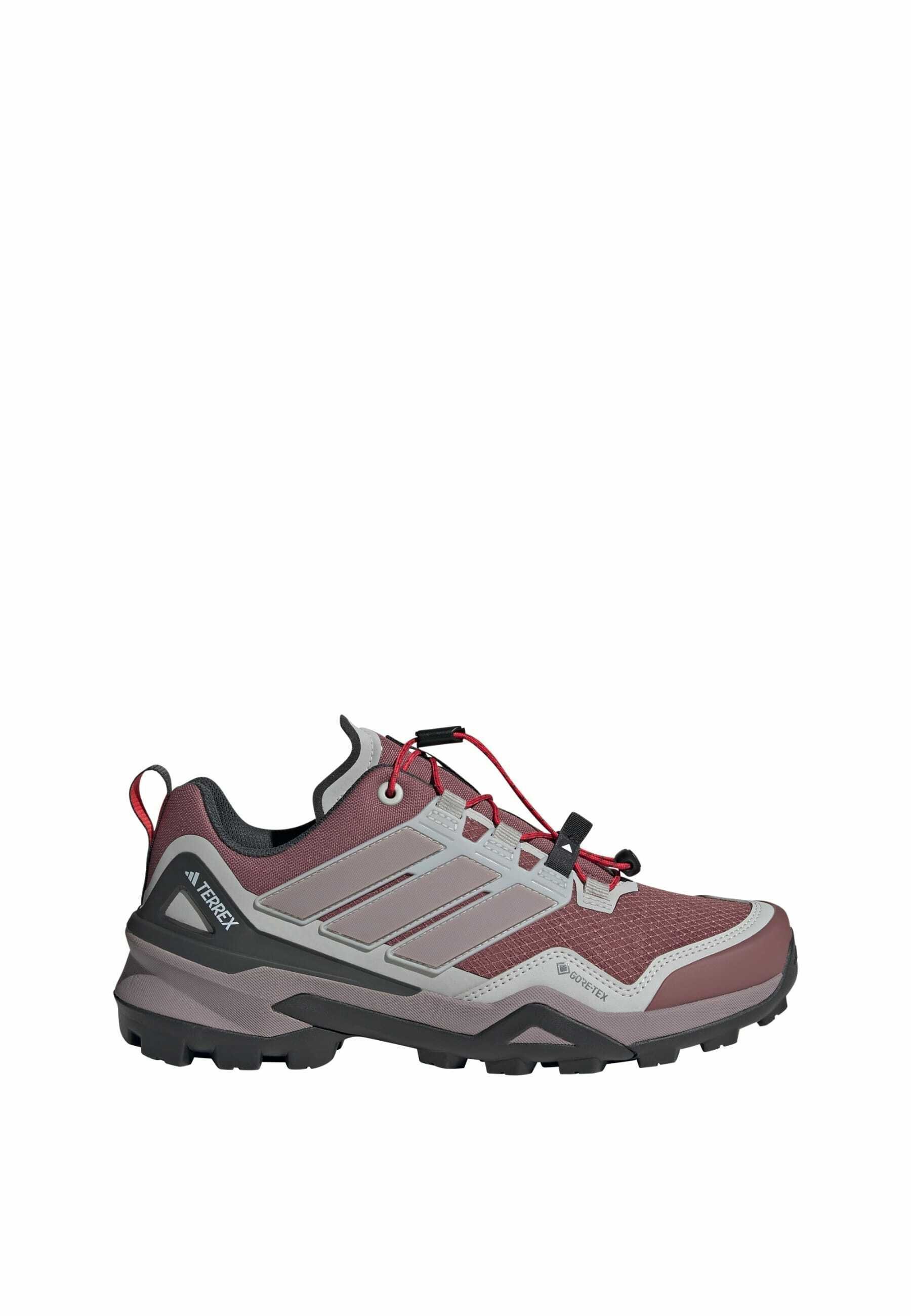 Adidas Terrex SKYCHASER GTX W - Wandelschoenen - bordeauxrood, tweedehands, vijggrijs, twee