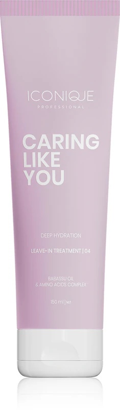 ICONIQUE Professional CAring Like You Globoko vlažilna nega brez izpiranja za suhe in poškodovane lase