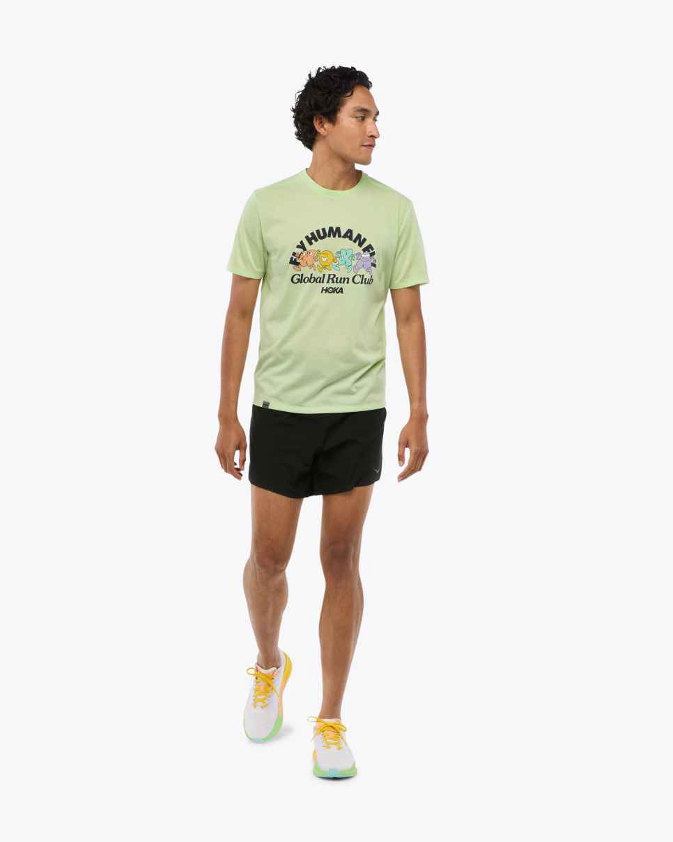 HOKA GlideTech Camiseta de manga corta Día Mundial del Running