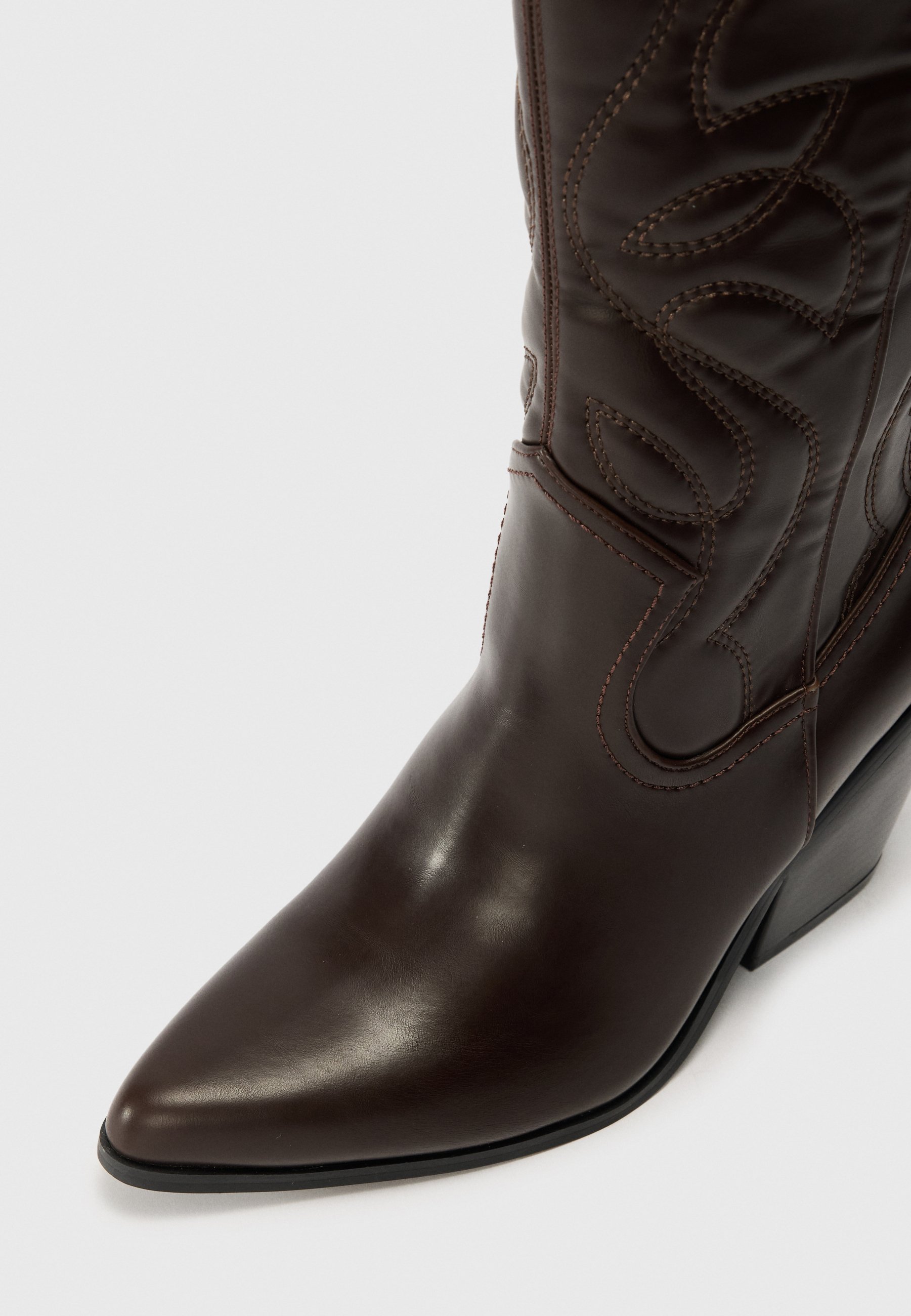 Even&Odd Wide Fit cowboy-/motorlaarzen - donker bordeauxrood